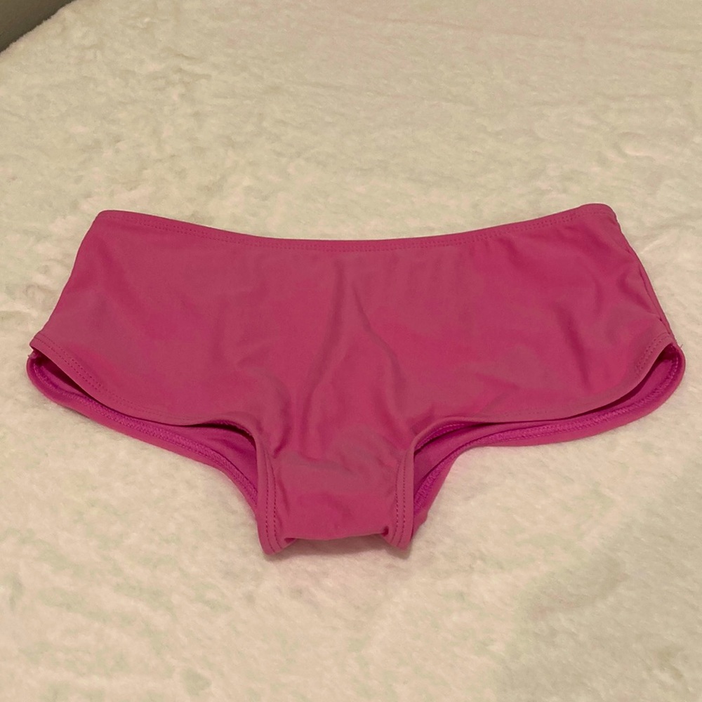 NWOT Islander hipster bikini bottom, pink, XS